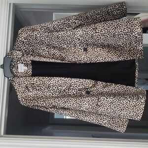 Women's Nine West XS Animal Print Blazer/Lightweight Coat